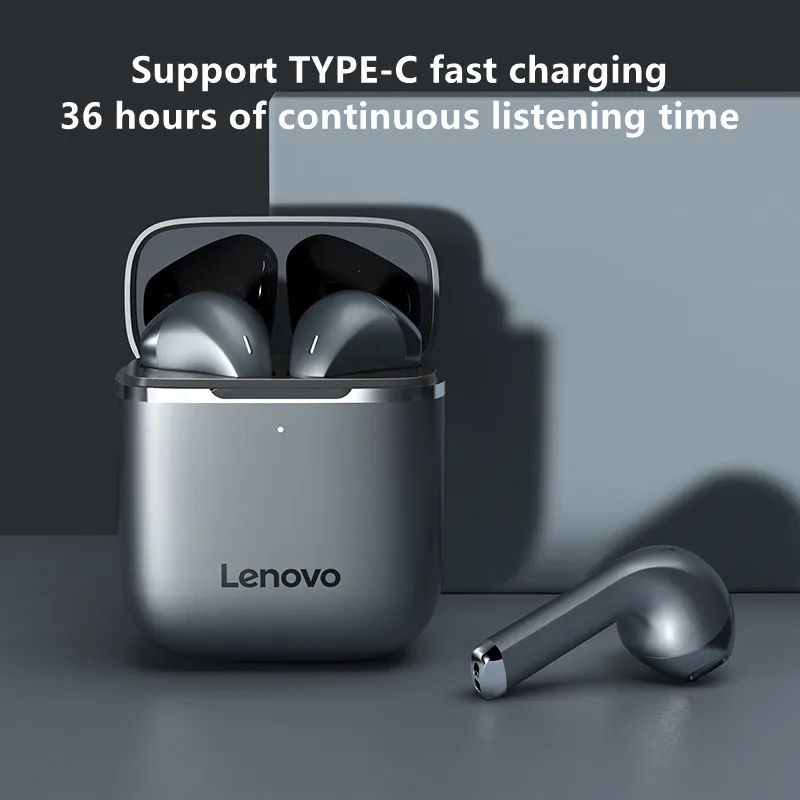 Оригинальная Беспроводная Bluetooth-гарнитура Lenovo H16 Pro V5.1TWS гарнитура ENC HD говорящая