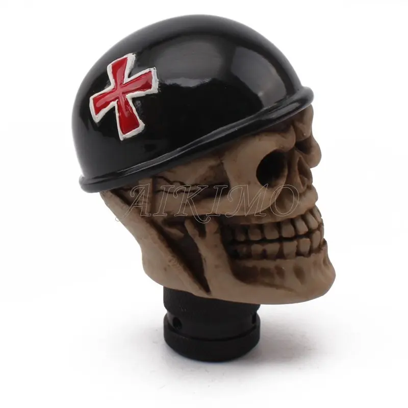 Ручка переключения передач с железным шлемом и черепом ручка передач|Ручка