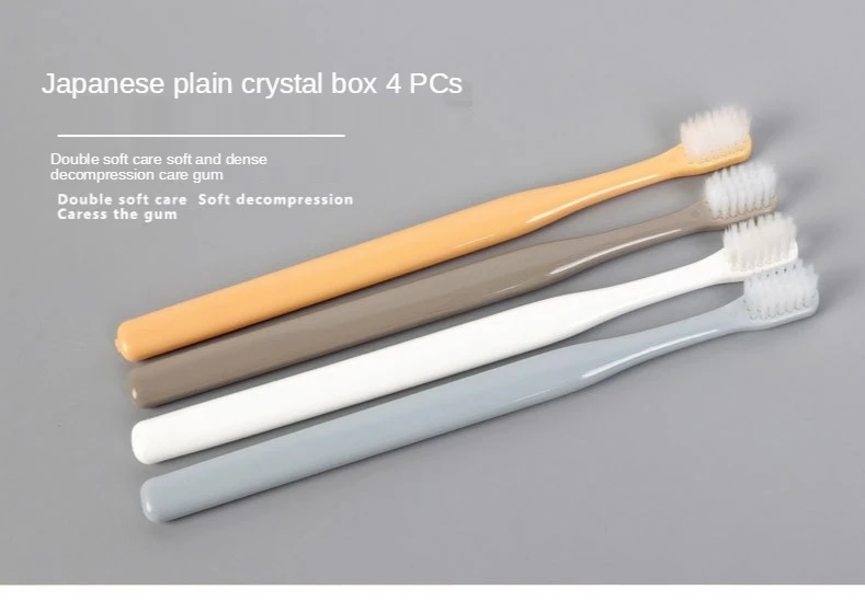 

Non-disposable Travel Toothbrush and Toothbrush Set with 4 Family Packs