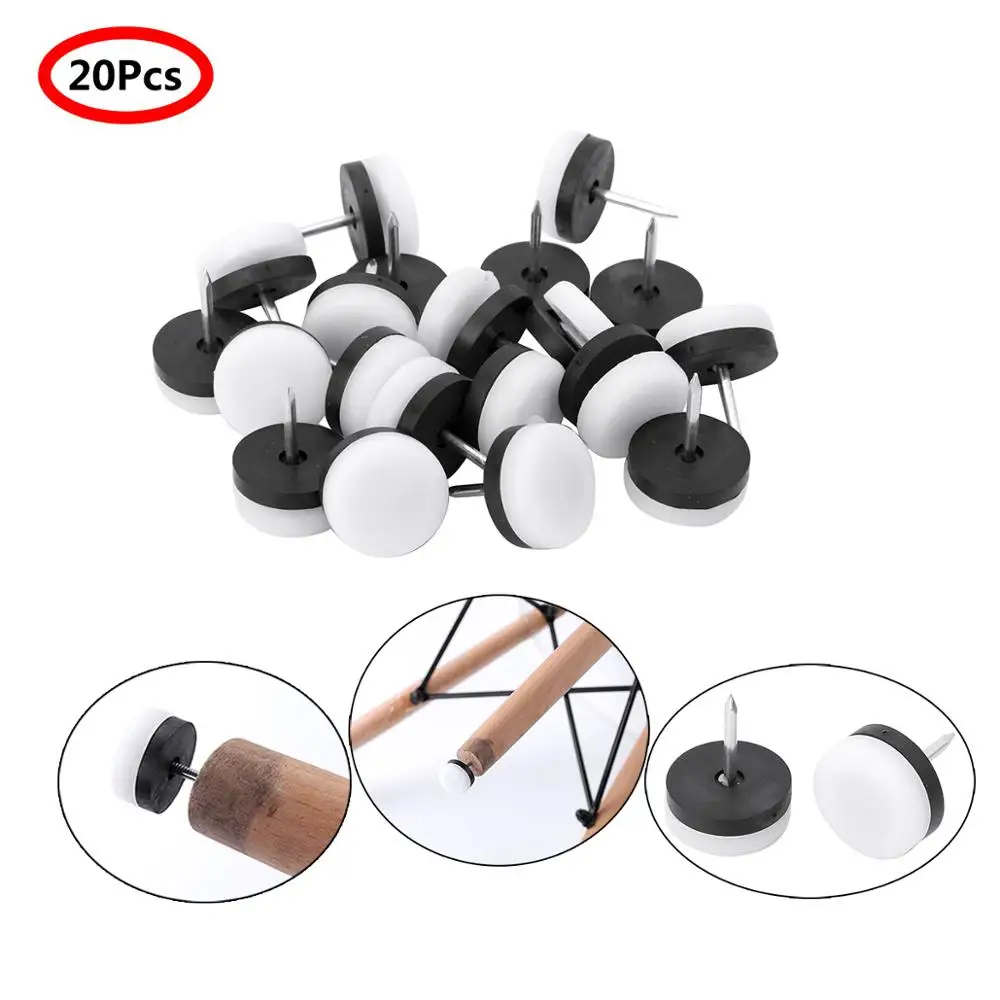 20 шт. мебельные прокладки утолщенная мебель скольжение гвоздь на нейлоновый