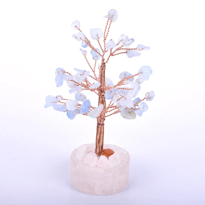 Натуральный кристалл Ремесла драгоценный камень бонсай богатый счастливый