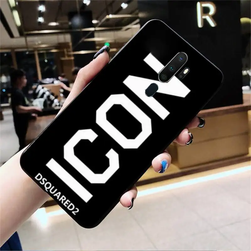 

0 Maple Leaf DSQUARED2 DSQ2 ICON Phone Case For Oppo Reno2 Z 2Z Realme5 6 Pro R9S 11 Plus 15 17 Pro