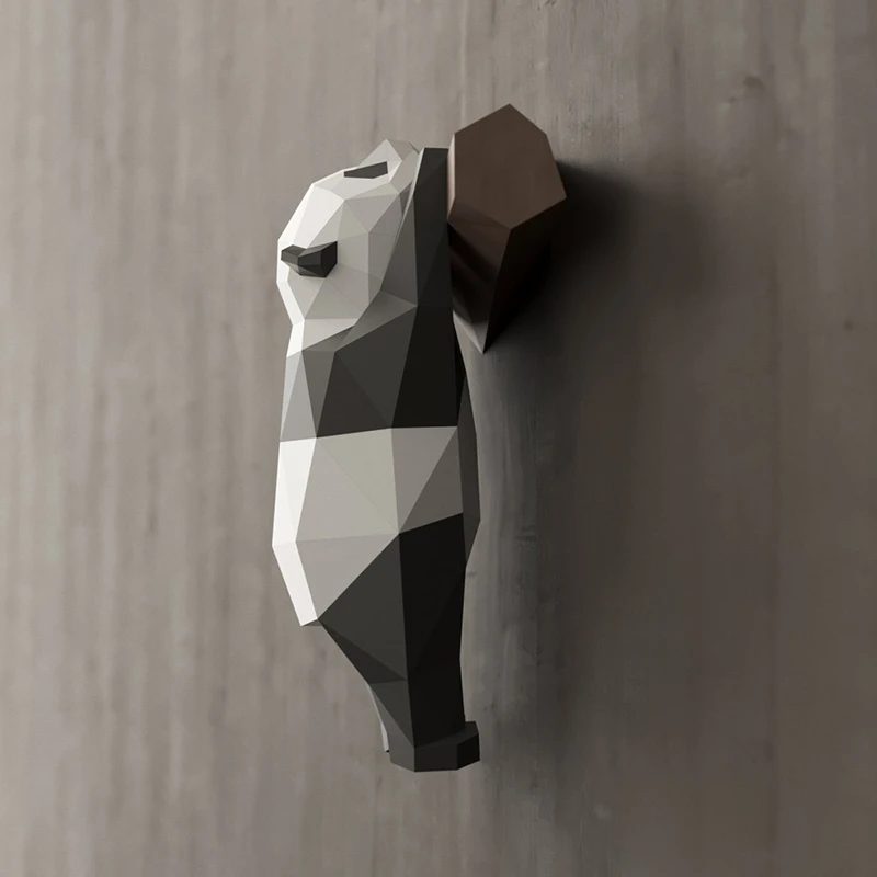 3D Тип панда животная бумажная модель игрушка домашний Декор для гостиной DIY