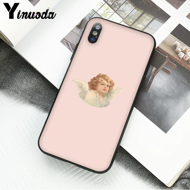 A5 Yinuoda Renaissance angels Cupid эстетика телефон аксессуары чехол для Apple iPhone 8 7 6 6S Plus X XS MAX 5 5S SE XR сотовые телефоны - Цвет: A5