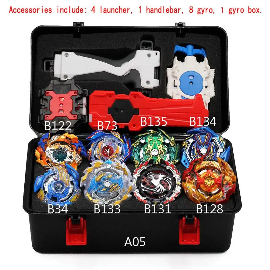 Beyblade Burst B-150 Bey Blade игрушка из металла Funsion Bayblade набор коробка для хранения с ручкой пусковая пластиковая коробка игрушки Рождественский подарок