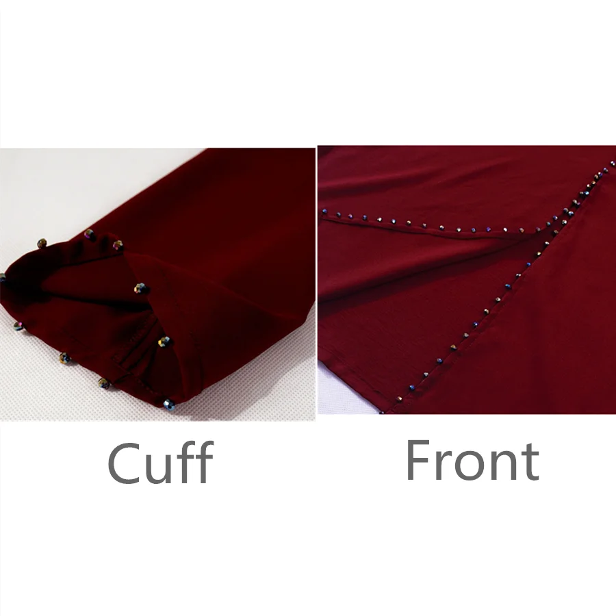 Арабская Исламская абайя Турция хиджаб мусульманское платье одежда женский