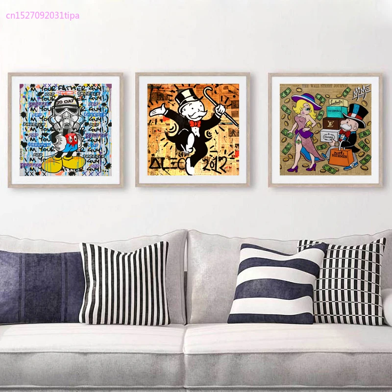 Alec монополярное художественное изображение Давида керзента настенное Искусство