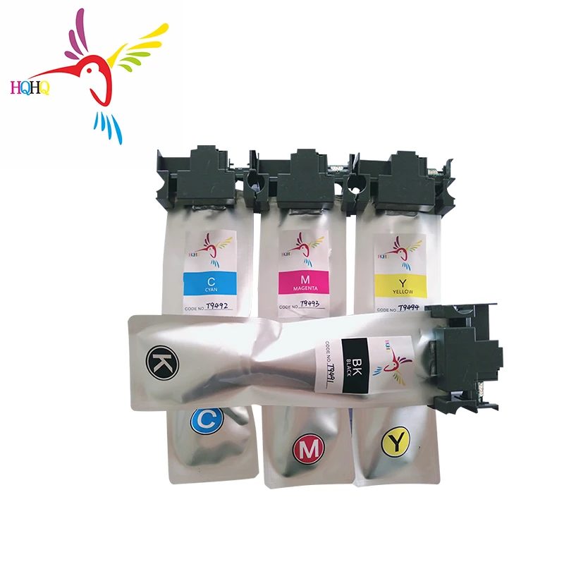 

T9491-T9494 Ink Bag Compatible For EPSON WorkForce Pro WF-C5290a C5790a Printer Fulled with Pigment t9491 Printing