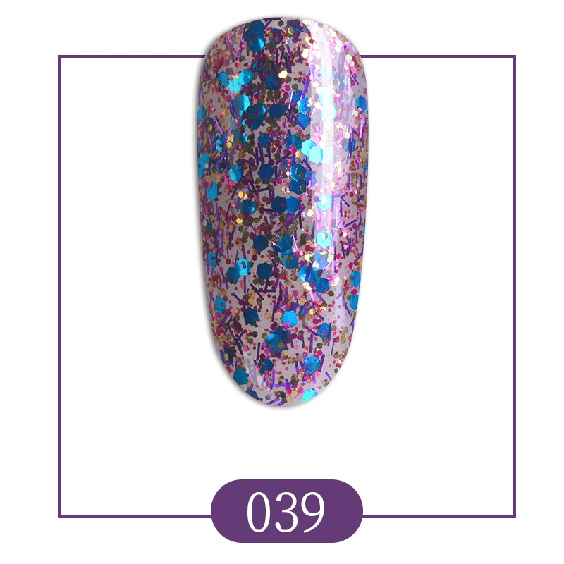 RS NAIL 40 цветов УФ-Гель-лак стойкий Гель-лак для нейл-арта Маникюр Esmalte Permanente замочить от 8 мл - Цвет: S-039