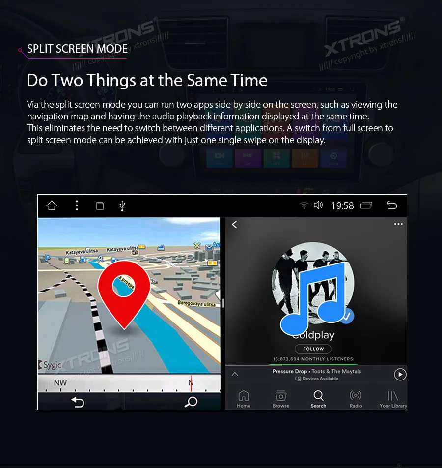 XTRONS 10 1 &quotAndroid 8 автомобильный стерео радио плеер GPS для Toyota Highlander 2008 2009 2010 2011 2012 2013