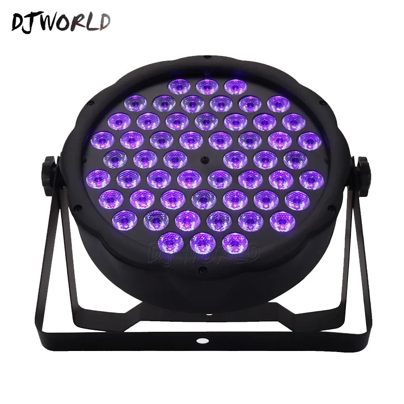 Светодиодный плоский Par 54x3 Вт Фиолетовый Цвет DMX512 сценический эффект освещение