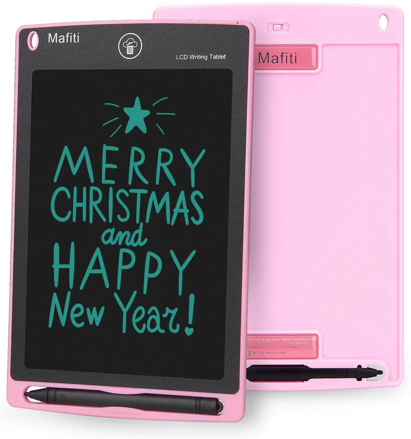 

Mafiti LCD Writing Tablet 8.5 Inch Electronic Drawing Pads Portable Doodle Board Gifts for Kids Office Memo Home Whiteboard Pink