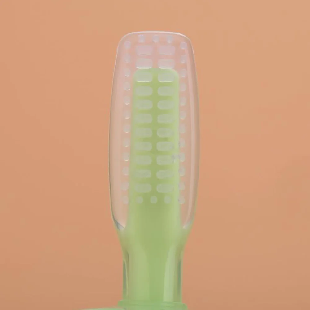 Детские мягкие силиконовые учебная зубная щетка для новорожденных детские