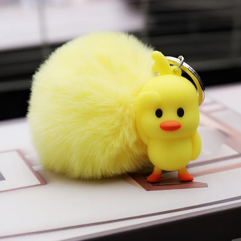 Брелок брелок с маленьким колокольчиком милый желтой уткой из аниме|Брелоки| |