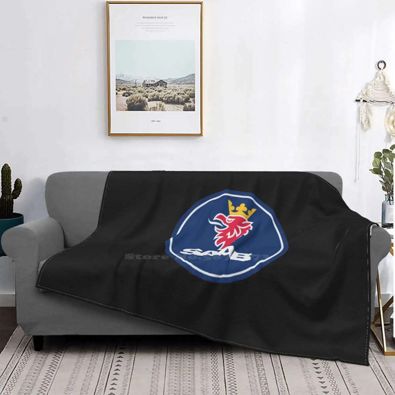 

Best Selling - Saab Super Warm Soft Blankets Throw On Sofa/Bed/Travel Saab Shell Shelby Alfa Romeo Servizio Car Motor
