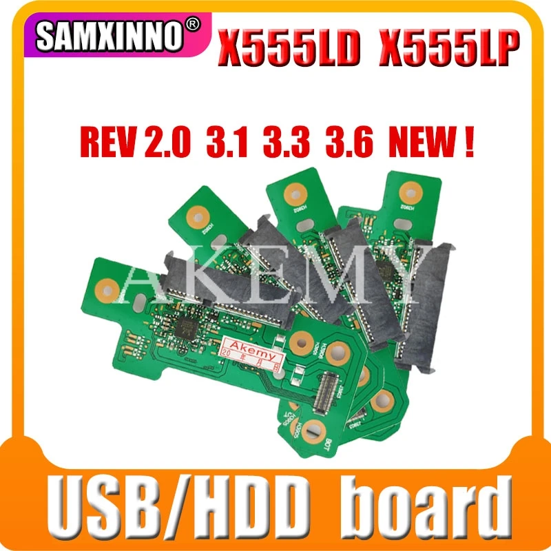 Для For Asus X555LD K555L A555L X555LJ R556L X555LB X555LP F555L X555LN интерфейс и HDD плата жесткого диска IO USB