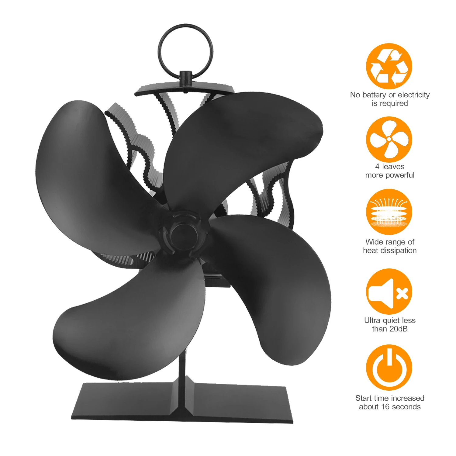 Обновление 4 лезвия быстрое Запуск камина со стрелкой направлением|Запчасти для