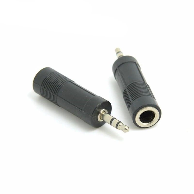 

5pcs Stereo Female 6.35mm 1/4" Jack to Male audio jack 3.5mm 1/8" Headphone Headphones 3.5 jack 3.5 Adapter