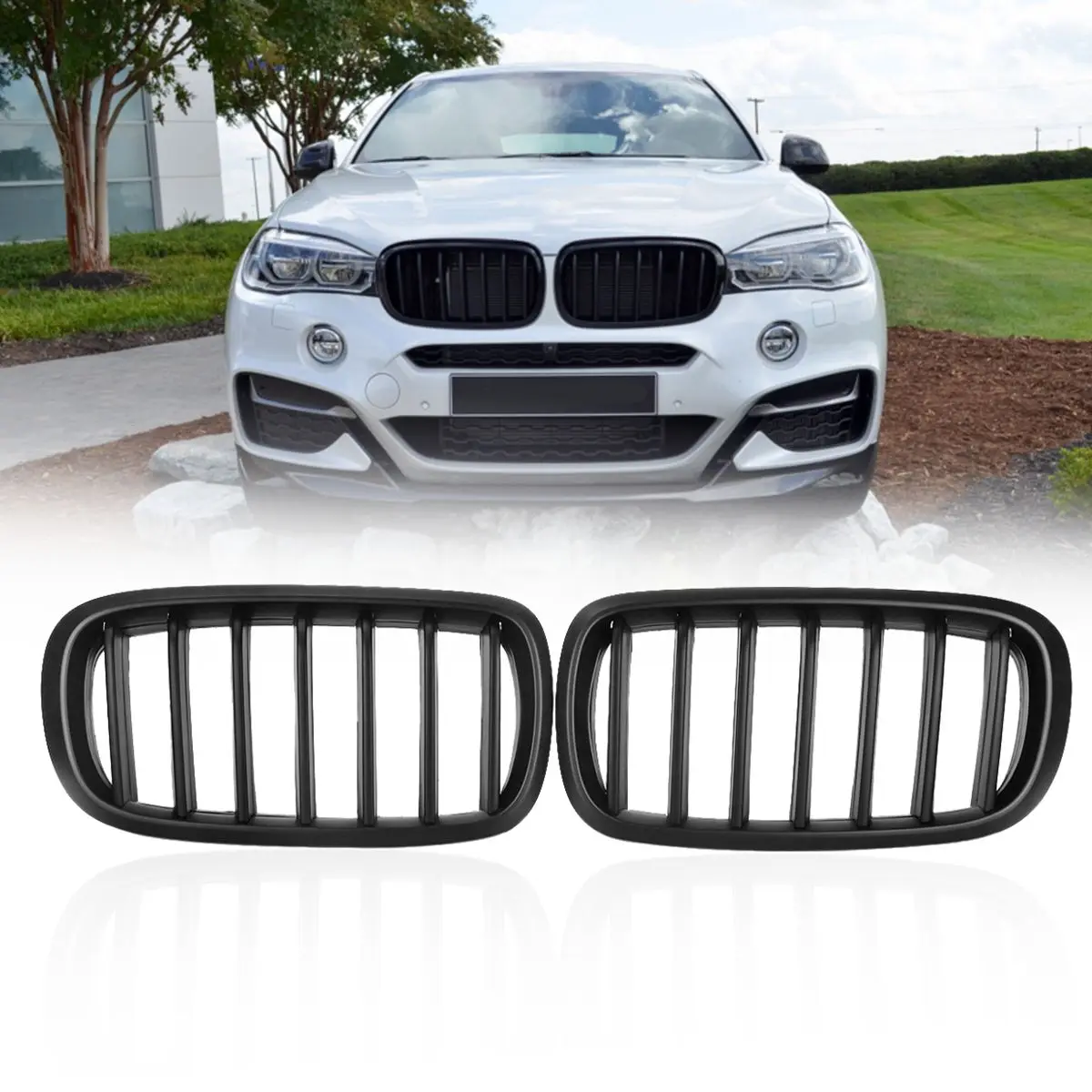 

Решетки для BMW X5 F15 X6 F16 2014 2015 2016 2017, 1 пара