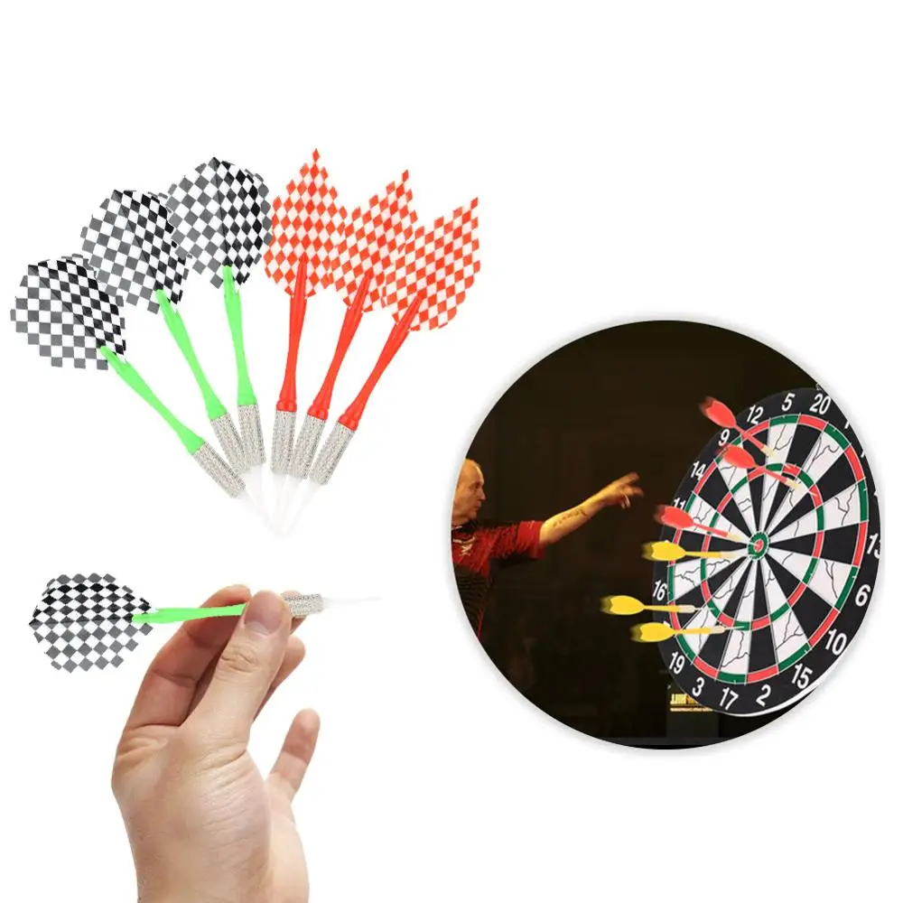 

14.6 Inch Electronic Dartboard Darts Game Set LCD Display Automatic Scoring Dart Board with Music and Sound Prompt fun toy gift