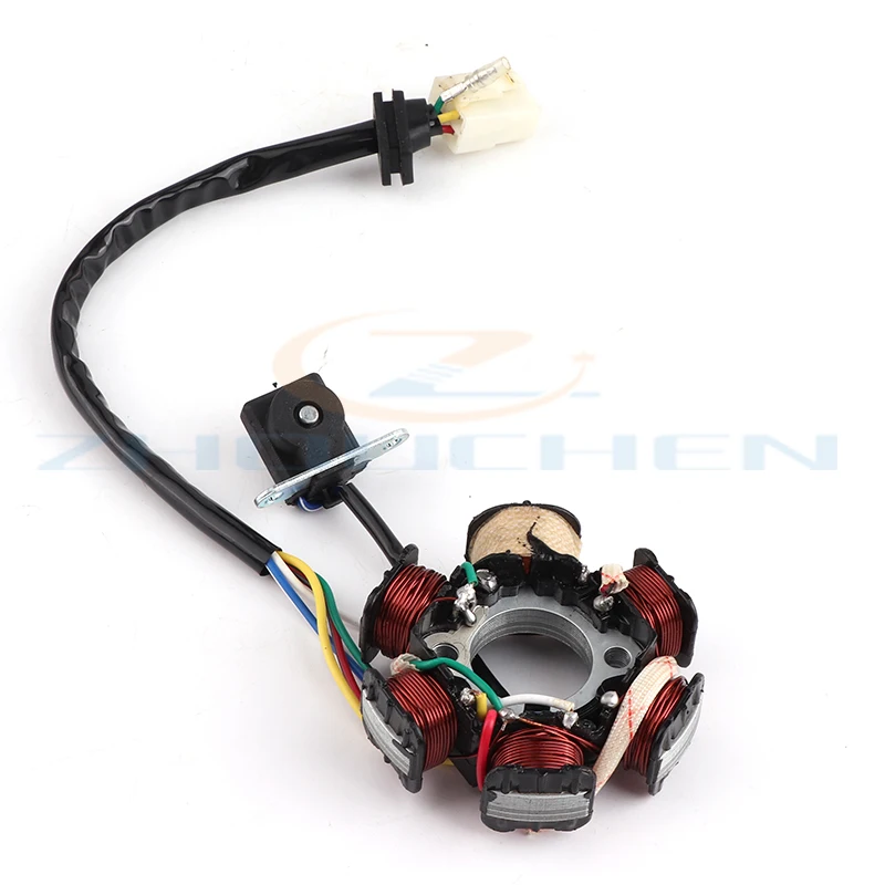 6 полюсов 5 проводов полуволновой статор зажигания для GY6 50cc 70cc 90cc 110cc 125cc ATV Quad Pocket