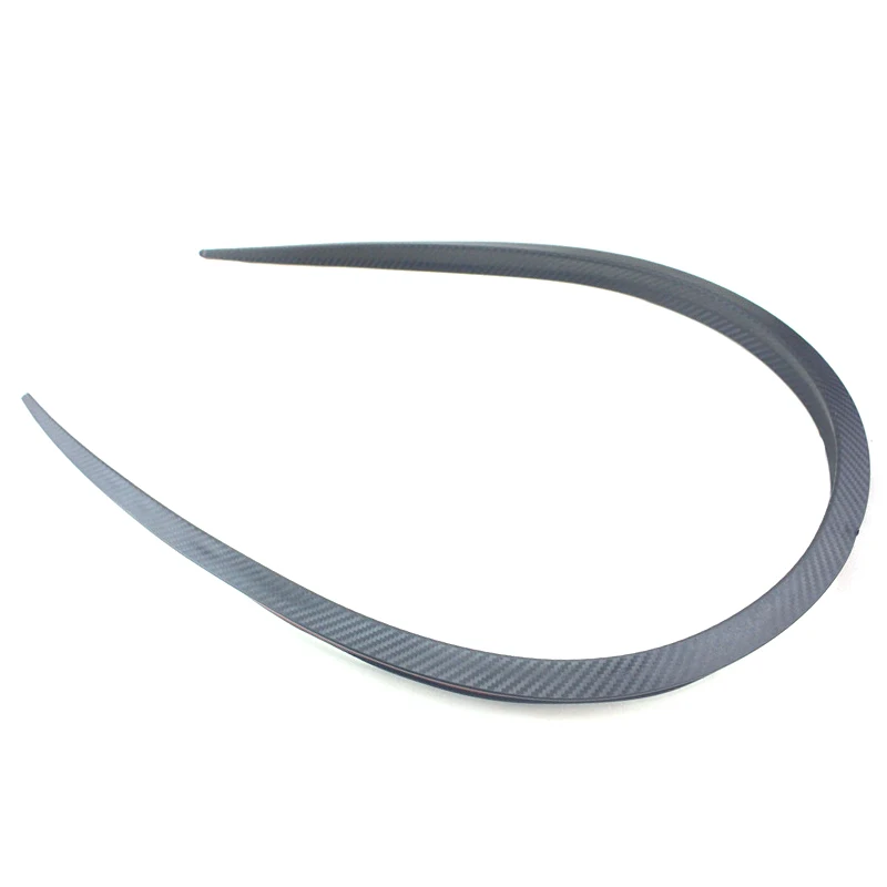 1.5М Автомобильный задний крыша багажник Спойлер крылья Губа отделочная наклейка Комплект Цвет углеродного волокна Мягкий Универсальный