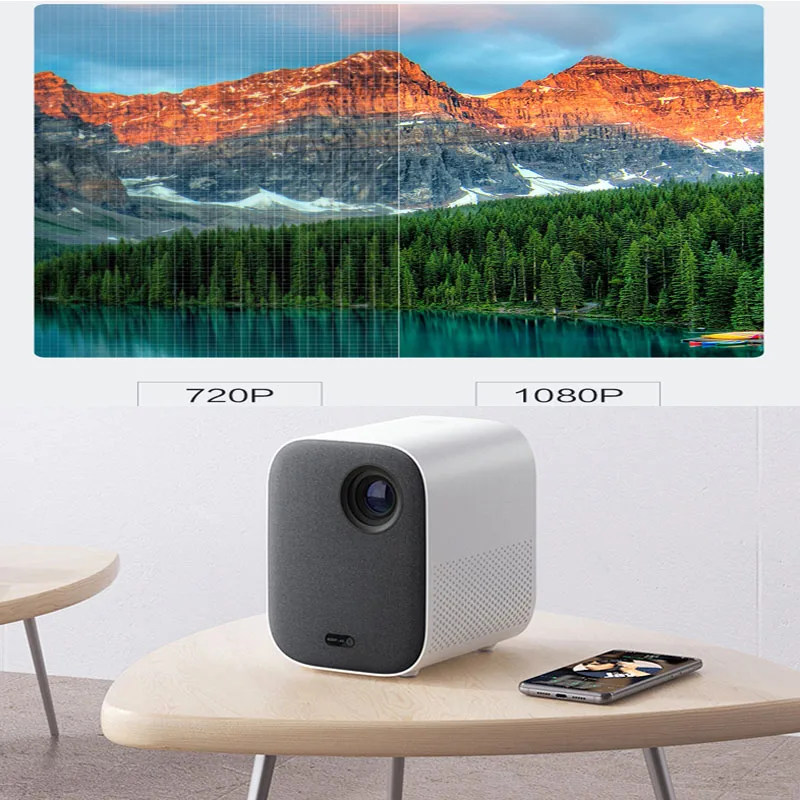 Xiaomi Mijia DLP проектор 1080P Full HD AI голосового дистанционного управления 2 Гб DDR3 8 памяти