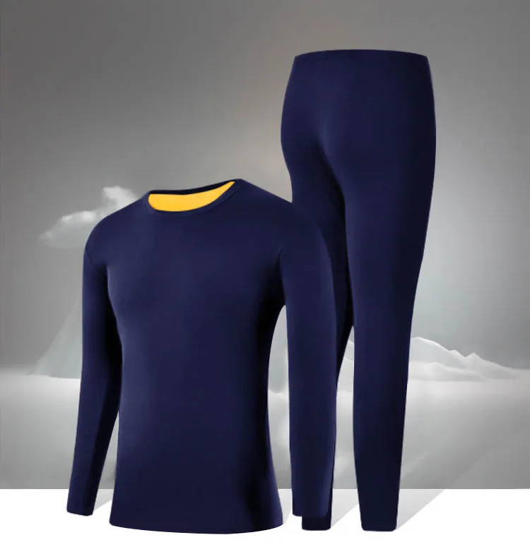 Зимнее бархатное плотное термобелье для мужчин и женщин зимняя теплая