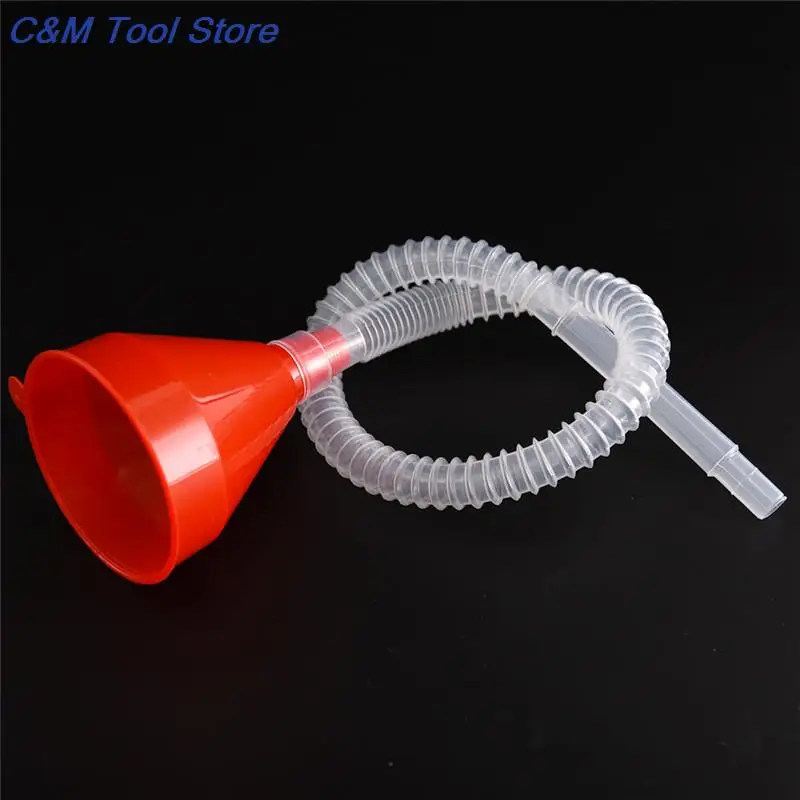 

Plastic Vehicle Filling Plastic Funnel Soft Pipe Pour Oil Petrol Diesel Kerosene Tool