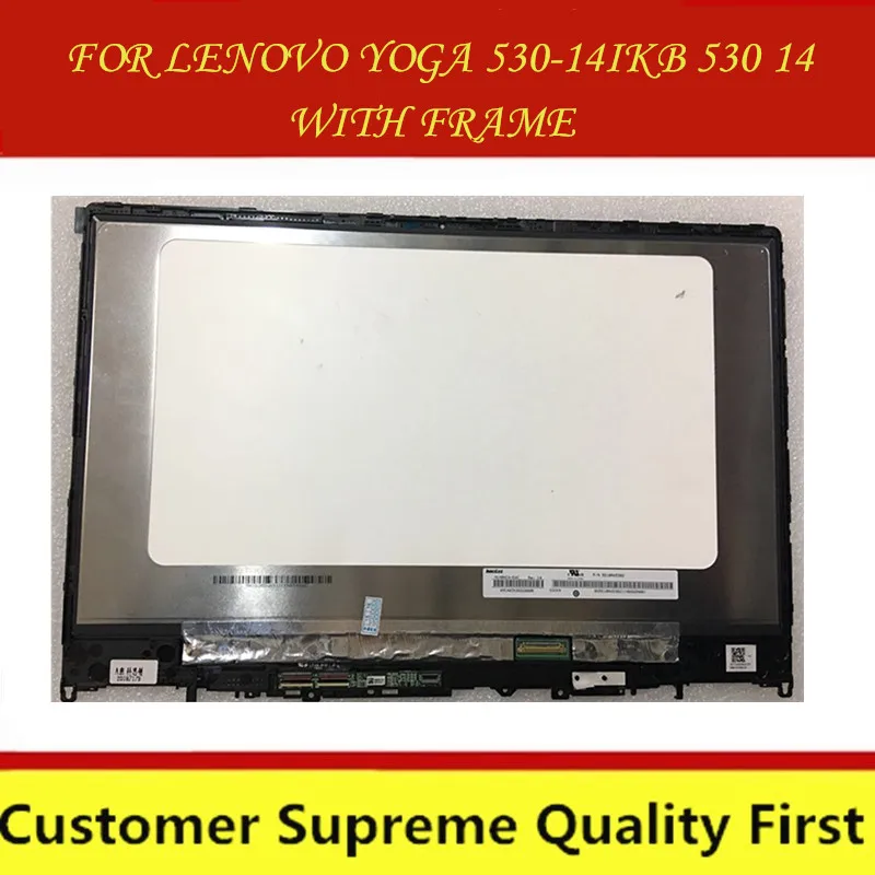 14 0 HD FHD ЖК дисплей для LENOVO YOGA 530 14IKB yoga 14ARR сенсорный экран дигитайзер в сборе