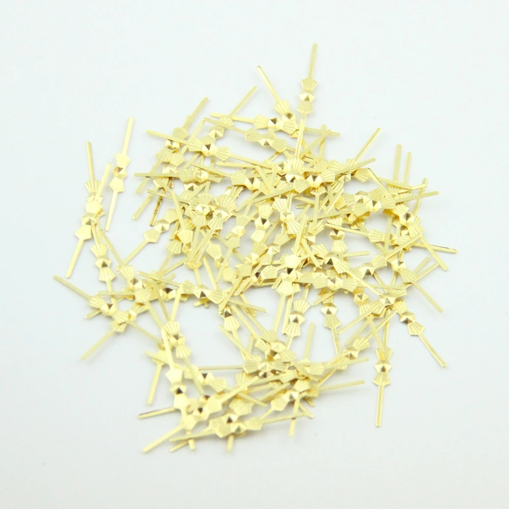 Металлические разъемы 200 шт./пакет 33 мм Серебристые/золотистые пряжки-бабочки