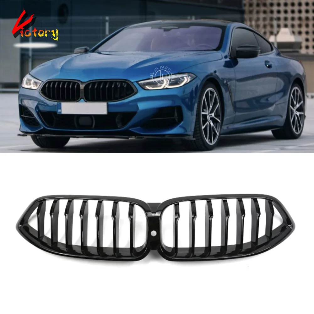 Решетка радиатора для BMW 8 серии G14 G15 G16 2021 + ABS яркий черный передний бампер