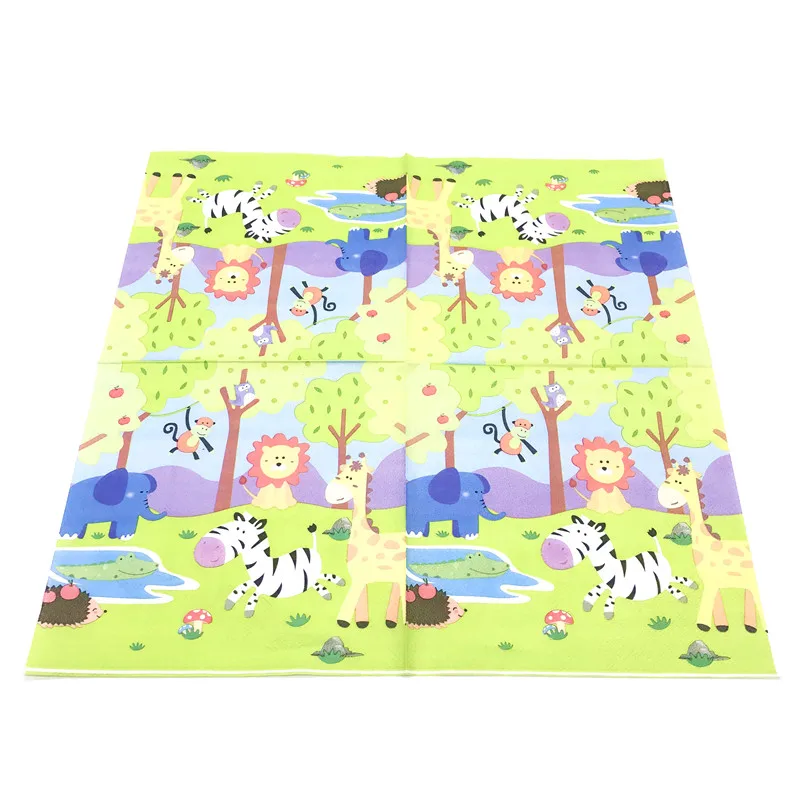 

81pcs Animal Crossing Happy Birthday Party Decoration Supplies Paper Cup Plate Napkin Gift Bag Party Disposable Tableware Sets