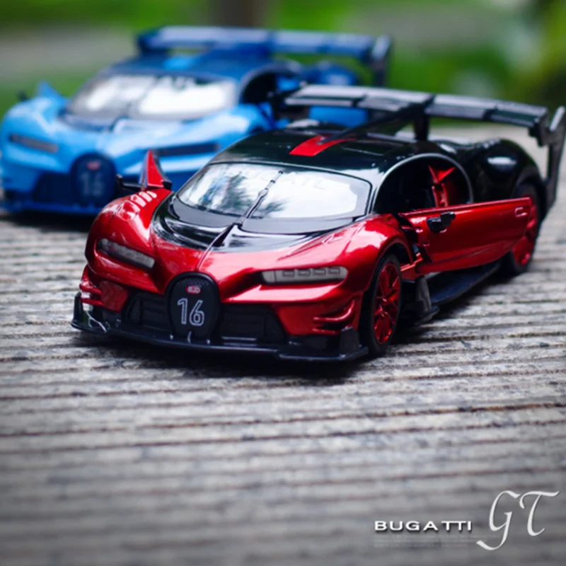 Коллекция 1:24 моделирование Bugatti GT спортивный автомобиль металлический сплав