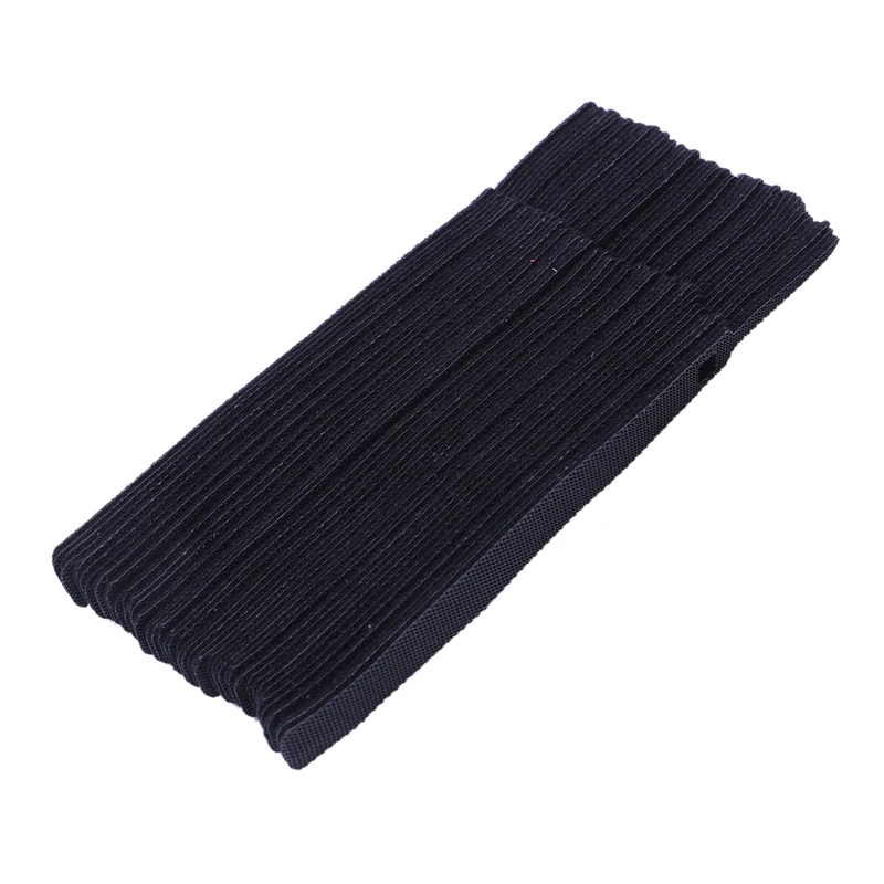 Горячая XD 50Pcs нейлоновые Многоразовые Кабельные стяжки с отверстиями для ушей