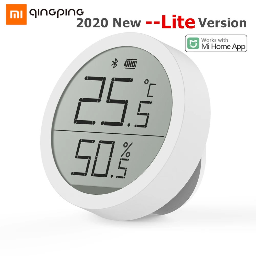 

NEW Xiaomi Cleargrass Bluetooth Temperature Humidity Sensor Lite LCD Version Data Storage Thermometer For Mi Home App Hygrometer
