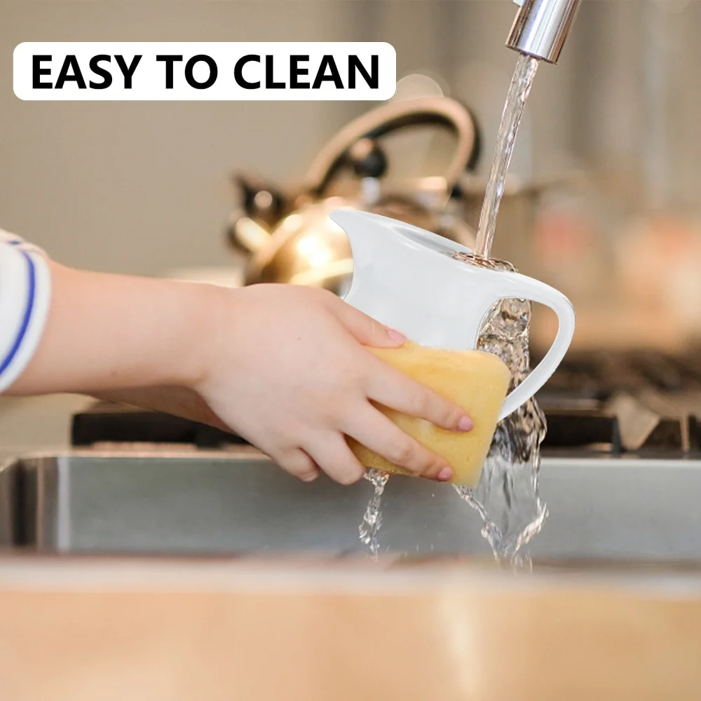 

1Pc Ceramic Coffee Frothing Cup Professional Frothing Cup Home Sauce Boat