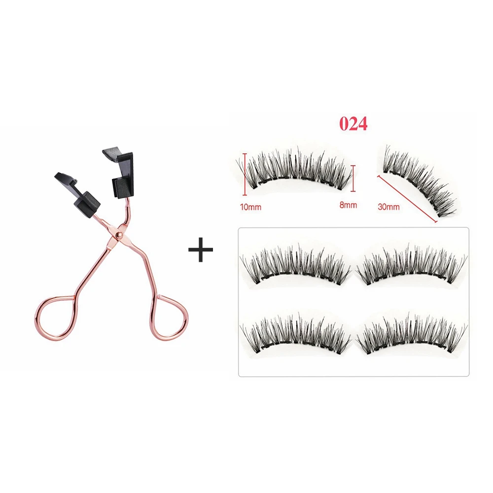

Faux Cils Magnetique,Magnetic Eyelashes,Natural 5 Magnetic Lashes with Applicator/Clip kit,Cilios Magnetico,Pestañas Magneticas