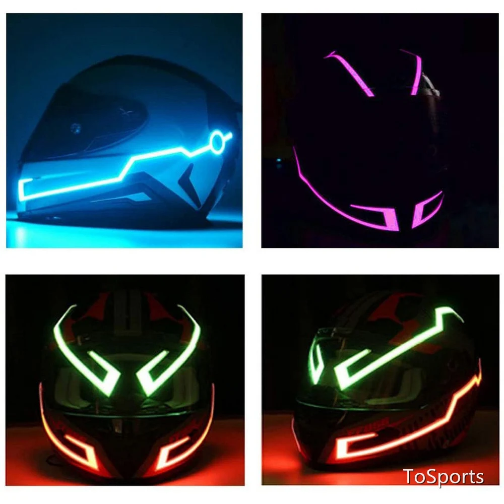 2 в 1 для наушников светильник Водонепроницаемый шлем отражатель мотоцикла лампы