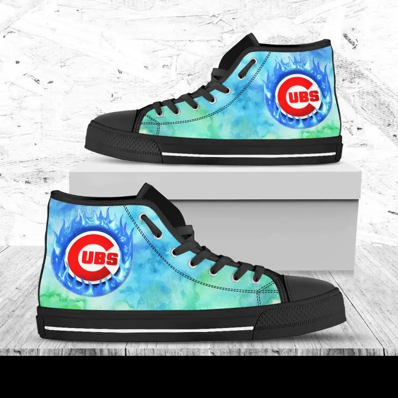 

Chicago Cubs Hightops Casual Sneakers Shoes For Man High For Men/high Quality Handiness Light Weight Sneakers