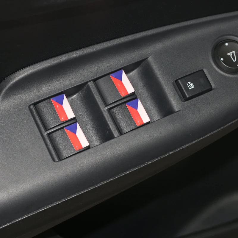 3D эпоксидный автомобильный Стайлинг на руль 8 шт. подходит для Skoda Volkswagen Ford Dacia