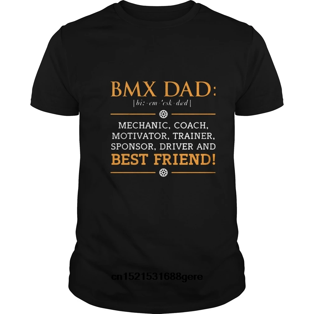 Забавная футболка BMX Dad Definition For Motobike lover Мужская футболка|Мужские футболки| |