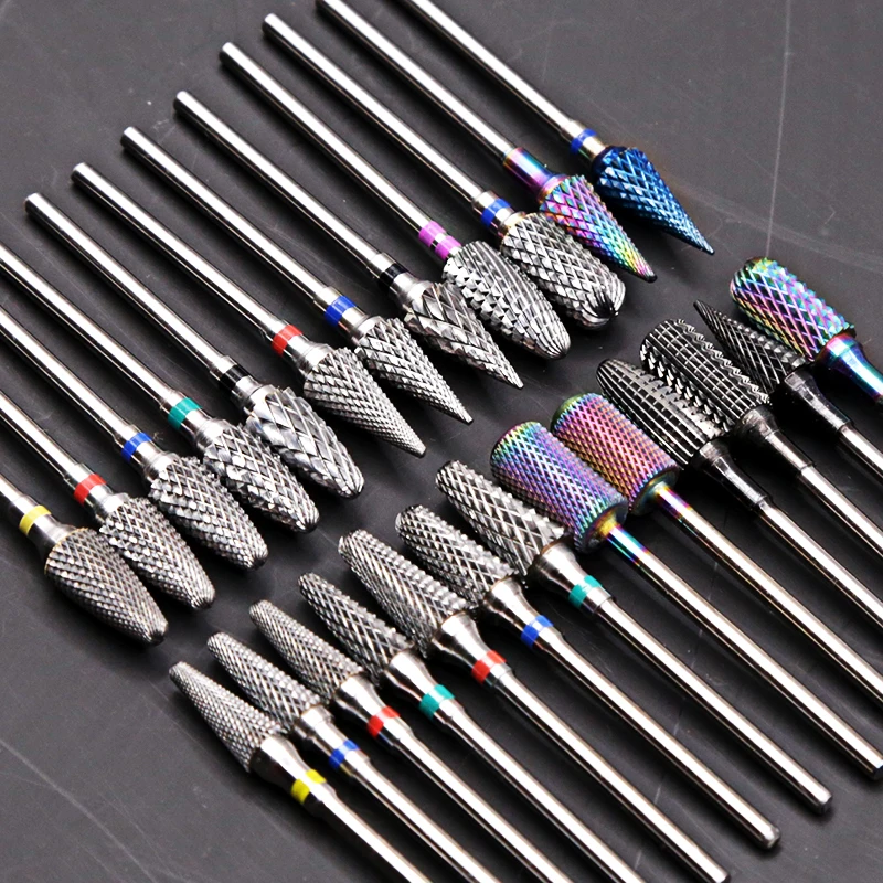 Твердосплавные роторные сверла для ногтей электрическая фреза маникюрного