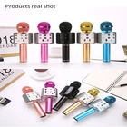 2021 Новейший беспроводной Bluetooth-совместимый караоке микрофон танцевальные светодиодный ные фонари портативный музыкальный плеер динамик