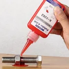 Новый Анаэробный Клей 50 мл, красный анти-давление 242 клей, анаэробный винтовой фиксатор, клей для запечатывания проводов, антикоррозийная резьба