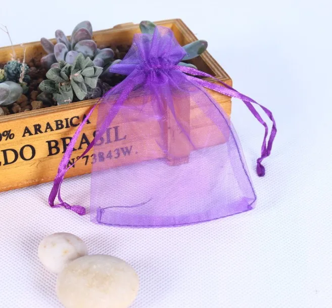 100 шт. прозрачные подарочные сумки из органзы | Дом и сад