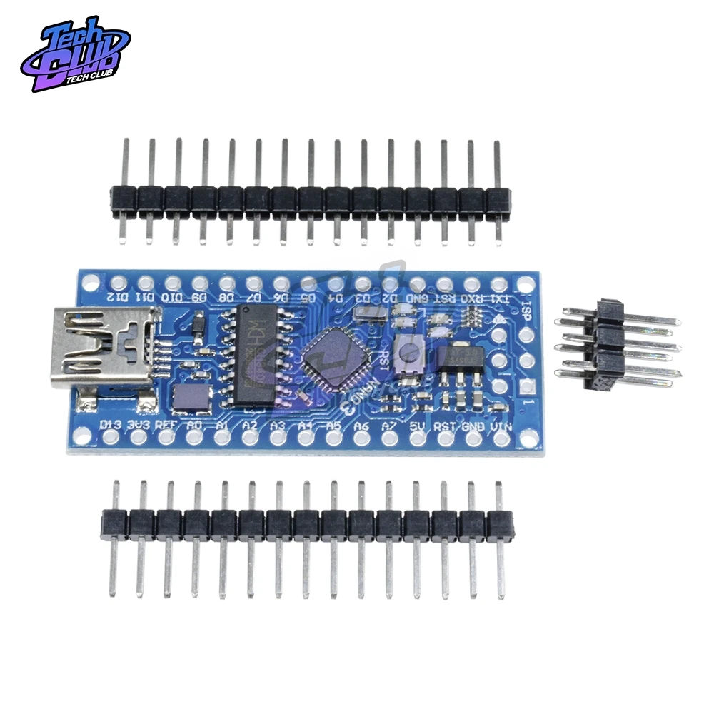 Nano V3.0 ATmega168 CH340G CH340 Mini USB UART плата интерфейса микроконтроллер модуль для Arduino 3 В 5 в