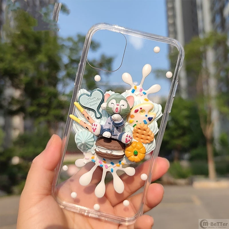 

Мультяшный чехол ручной работы для Samsung S20 Ультра розовый медведь чехол для телефона Note8/9/10 Plus кремовый чехол для Galaxy S8/9/10 + конфеты еды