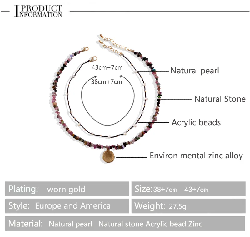 Ожерелья с подвеской из натурального камня ожерелье бисера браслеты подвесками