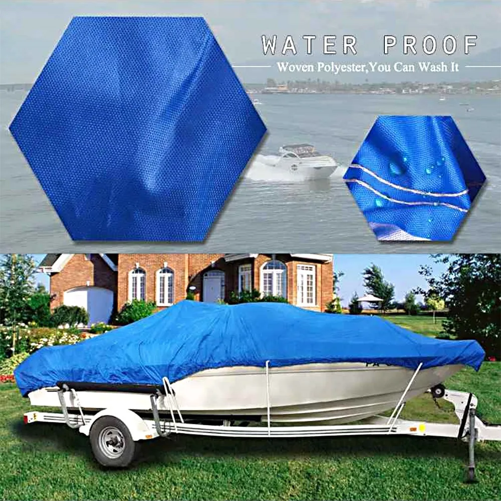 Чехол для лодки Budge 600 Denier подходит рыболовных лодок V Hull 12 цветов и размеров